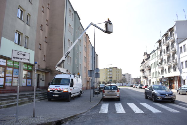 Wymiana oświetlenia ulicznego w Żaganiu