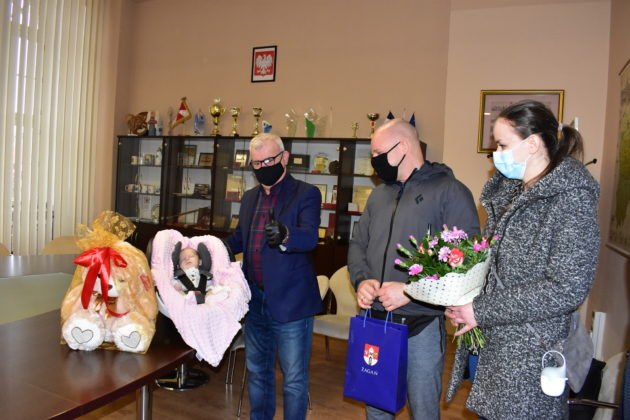 Pierwsze dziecko urodzone w 2021 roku w Żaganiu r