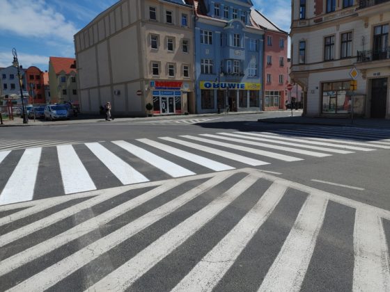 Malowanie przejść dla pieszych