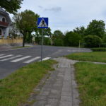 Chodnik na ulicy Bema przed remontem