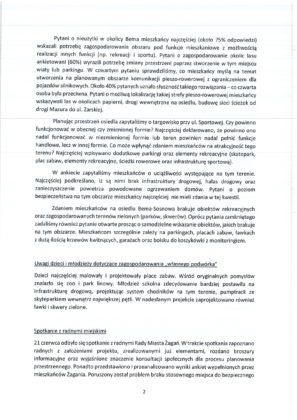 Raport z konsultacji