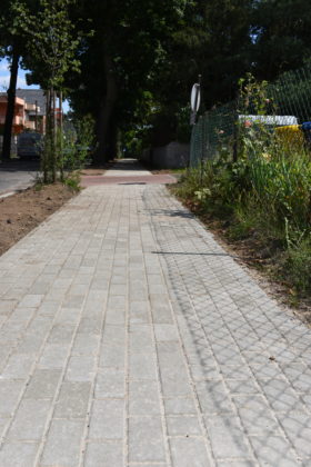 Nowy chodnik na ul. Bema