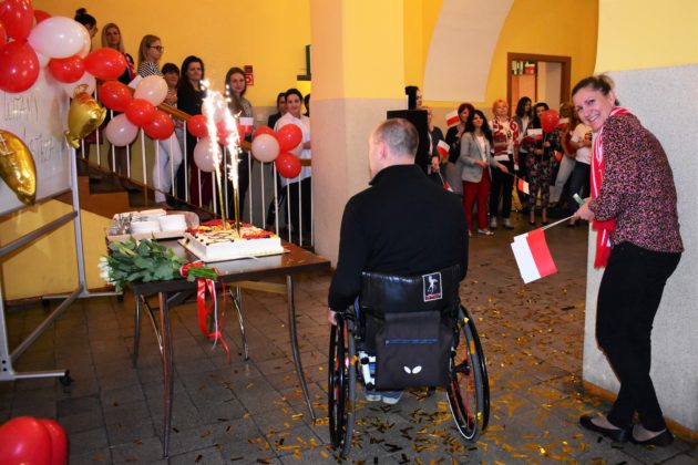 Powitanie Tomasza Jakimczuka