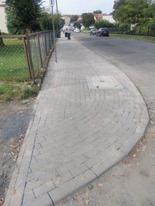 Nowy chodnik na ul. Kopernika