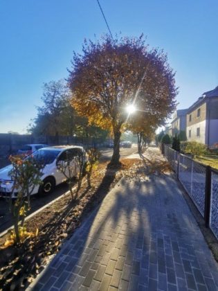 Nowy chodnik na Waryńskiego