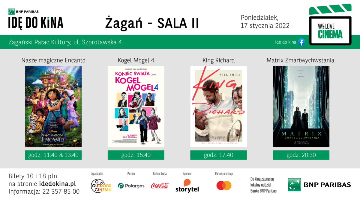 Repertuar kina Żagań