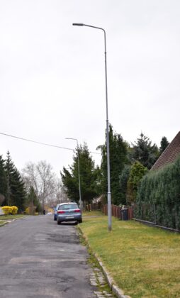 Nowe lampy na ulicy Paderewskiego