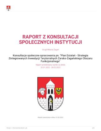 Raport z konsultacji
