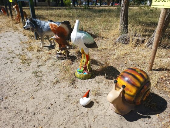 Uszkodzone figury przy PSP 7