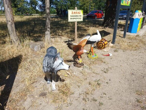 Uszkodzone figury przy PSP 7