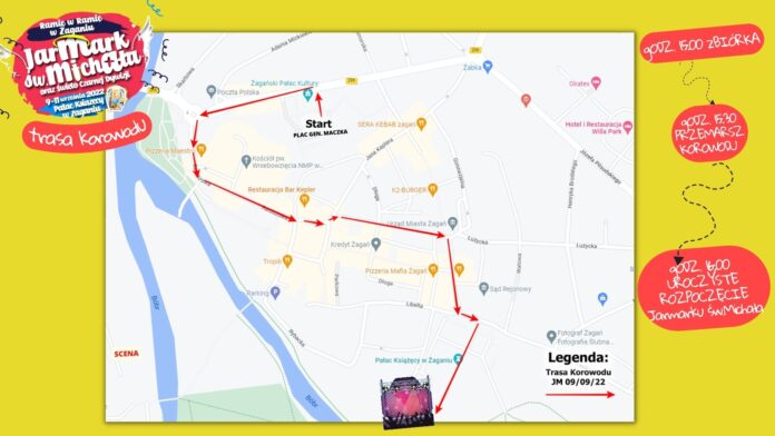 Plan korowodu jarmarkowego 2022