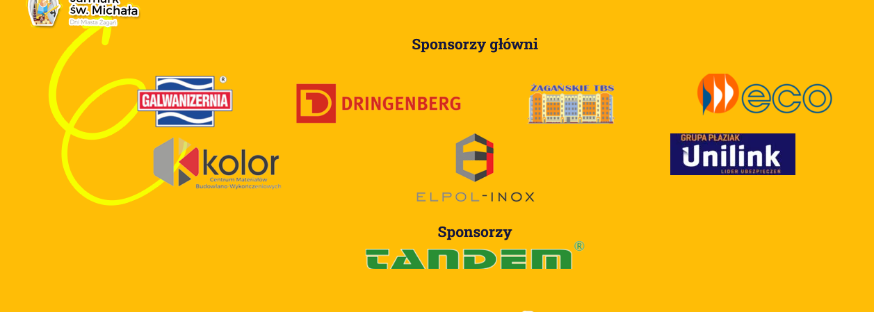 Sponsorzy główni Jarmarku św. Michała 2022