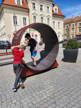 Młyńskie koło na pl. Słowiańskim