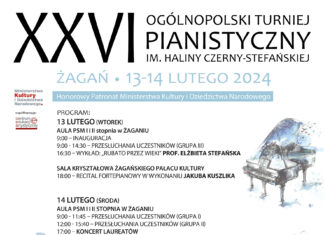 Wyjątkowy konkurs pianistyczny kolejny raz w Żaganiu