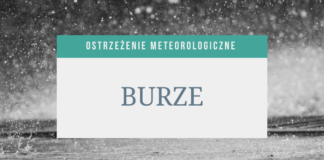 Ostrzeżenie meteorologiczne przed burzami