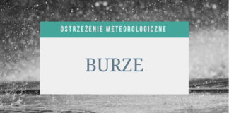 Ostrzeżenie meteorologiczne przed burzami