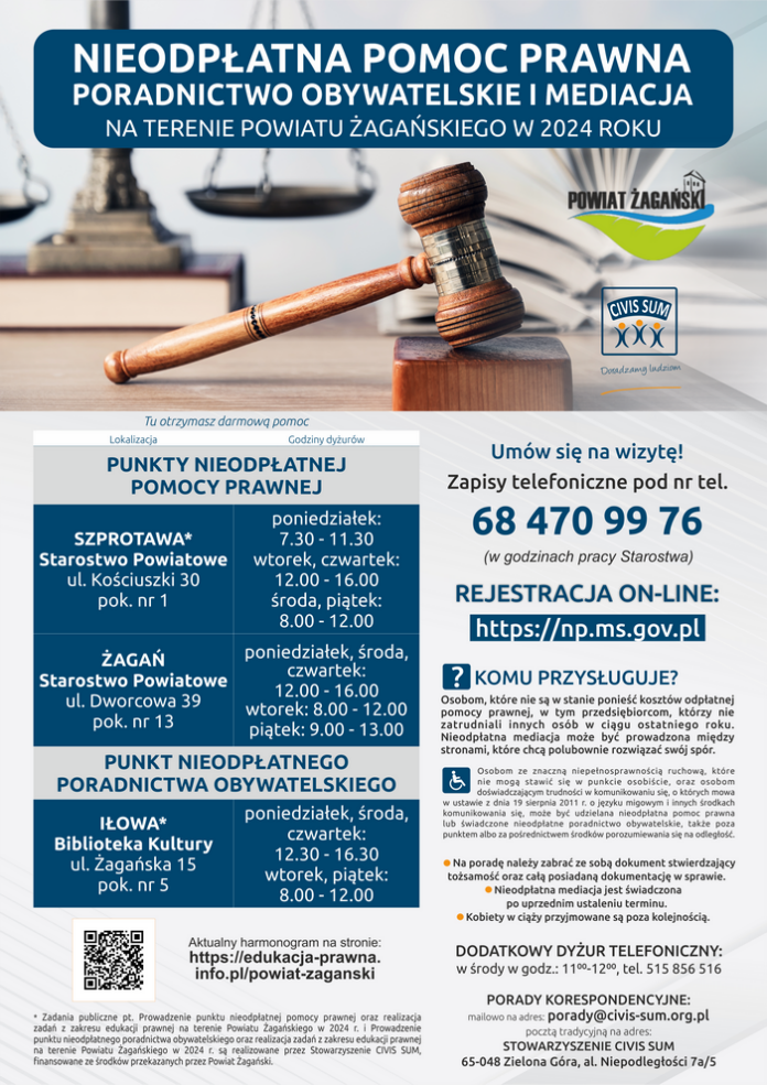 Nieodpłatne konsultacje