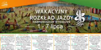 Zachęcamy do skorzystania z oferty wakacyjnej wakacyjny rozklad jazdy 1-7 lipca