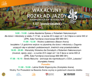 Wakacyjny rozklad jazdy 1 lipca