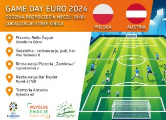 Piłkarskie emocje w żagańskiej strefie kibica Strefa kibica