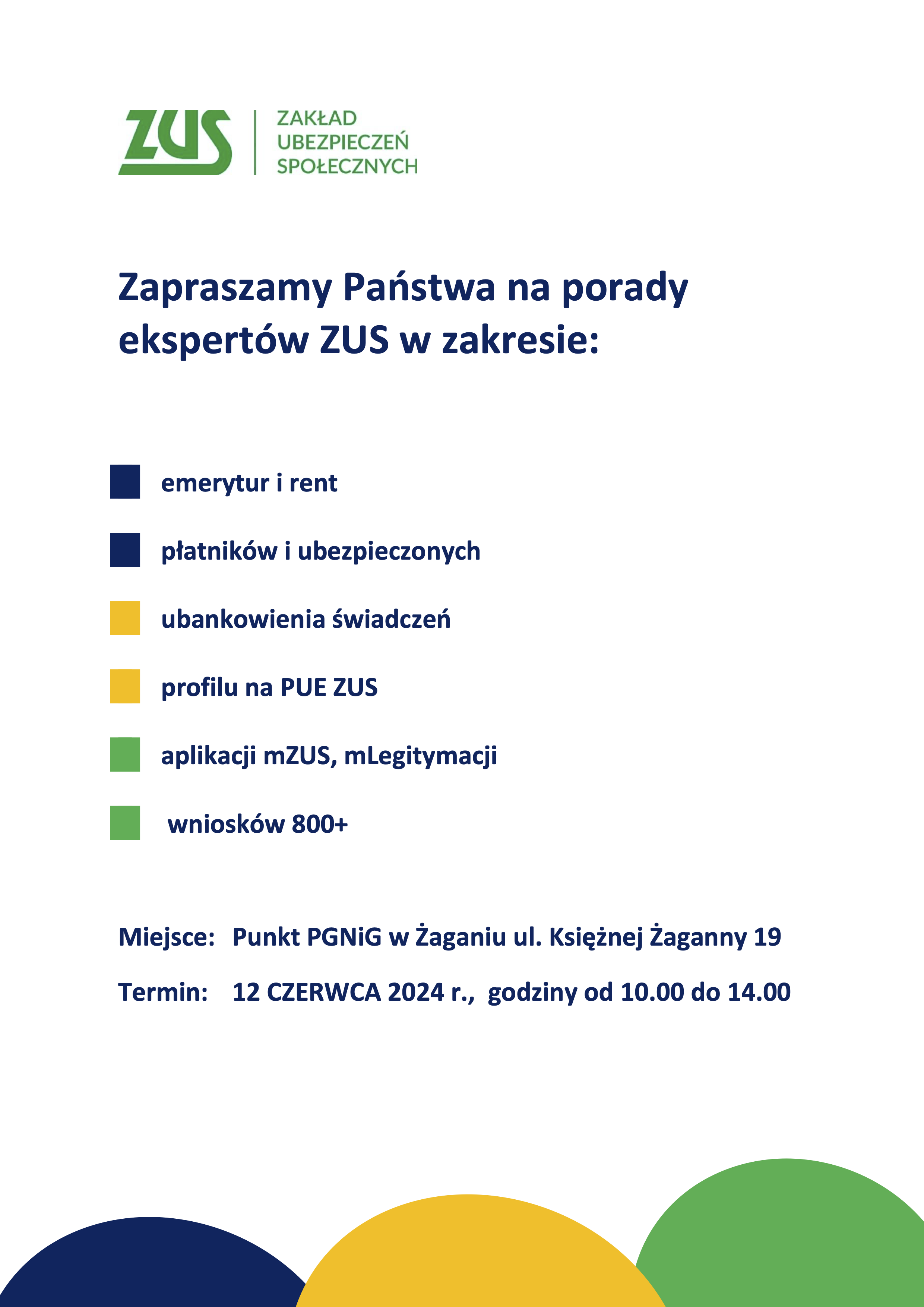 porady ekspertów ZUS