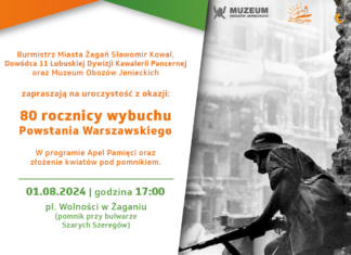 Zapraszamy na obchody 80 rocznicy wybuchu Powstania Warszawskiego