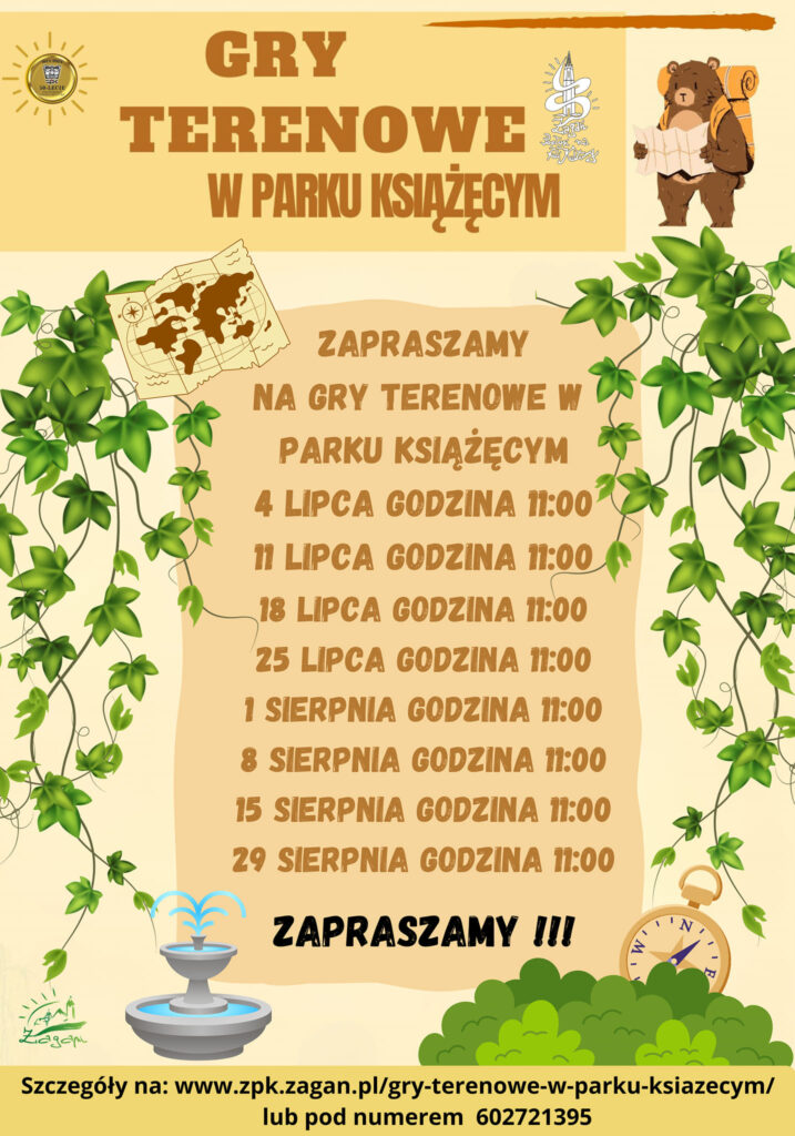 Gry terenowe w parku