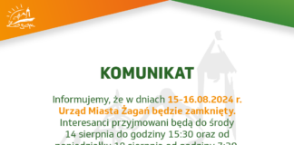 16 sierpnia urząd będzie nieczynny Urzad nieczynny