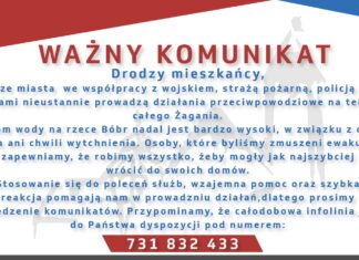 Trwają prace na terenie całego Żagania