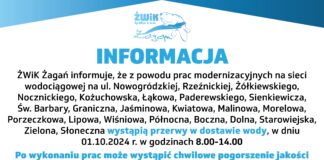 Przerwy w dostawie wody