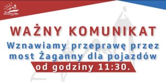 Które mosty są już otwarte? most zaganny