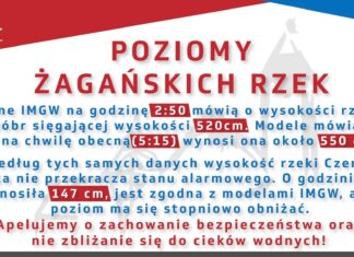 Poziomy żagańskich rzek
