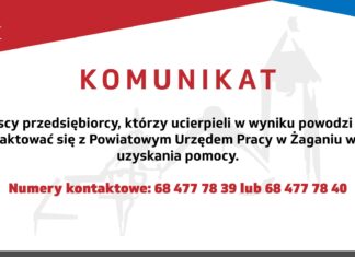 Pomoc dla przedsiębiorców poszkodowanych przez powódź