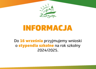 Do 16 września przyjmujemy wnioski o ustalenie prawa do stypendium szkolnego Stypendia szkolne 2024 2025
