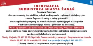 Worki z piaskiem do odbioru w ŻWiK