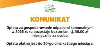 Opłata za wywóz odpadów komunalnych