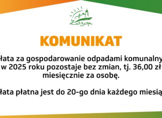Opłata za wywóz odpadów komunalnych