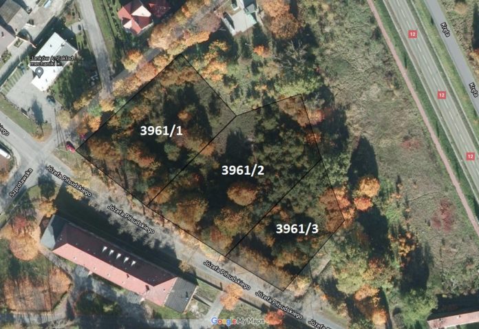 Działka na sprzedaż ulica Piłsudskiego w Żaganiu