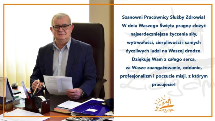 Życzenia burmistrza z okazji Dnia Pracownika Służby Zdrowia