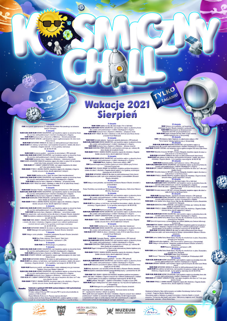 Kosmiczne wakacje sierpien