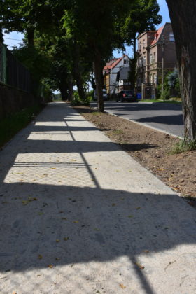 Nowy chodnik na ul. Bema