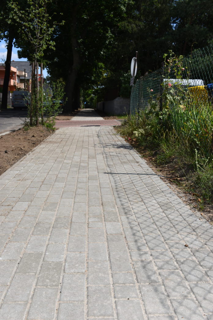 Nowy chodnik na ul. Bema