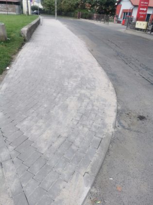 Nowy chodnik na ul. Kopernika