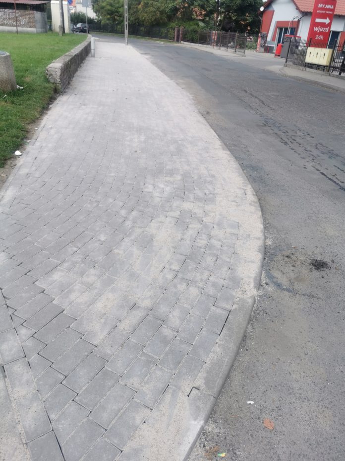 Nowy chodnik na ul. Kopernika