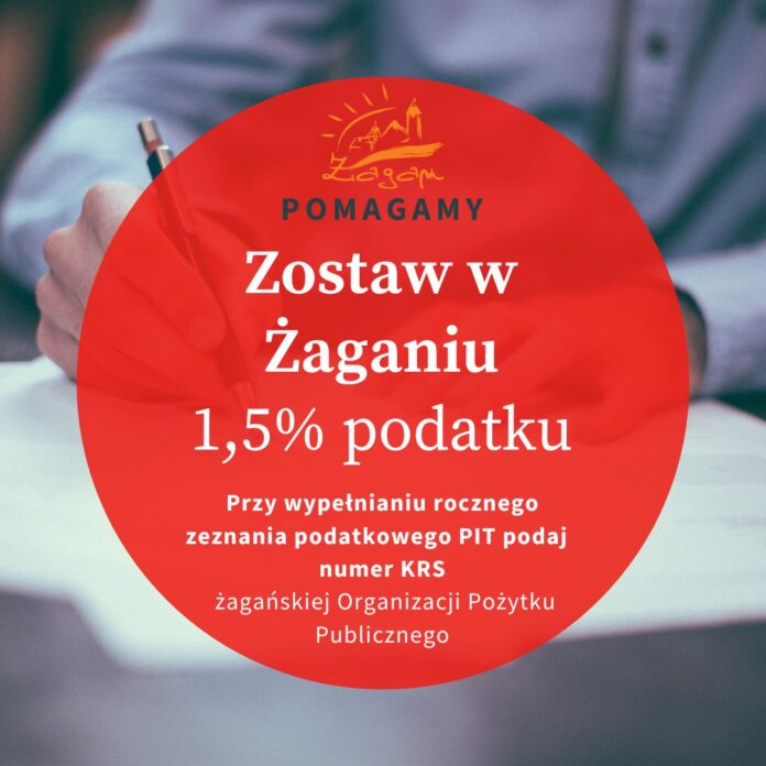 1,5% podatku w Żaganiu