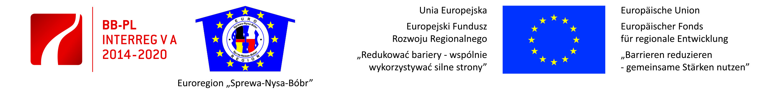 Logotypy Euroregion Sprewa-Nysa-Bóbr