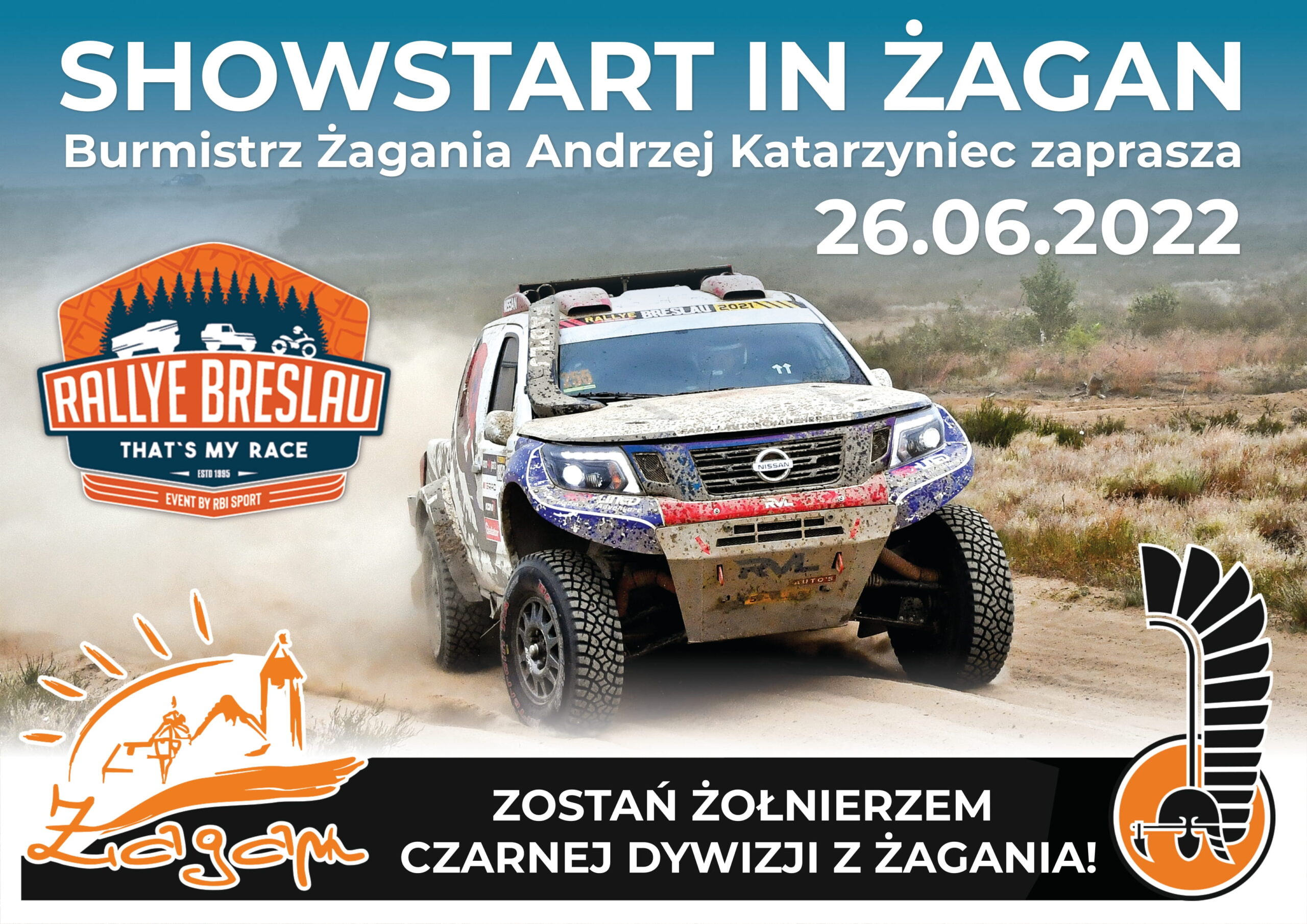 Show start rajdu Żagań
