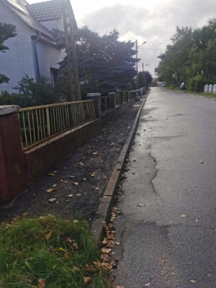 Ulica przed inwestycją