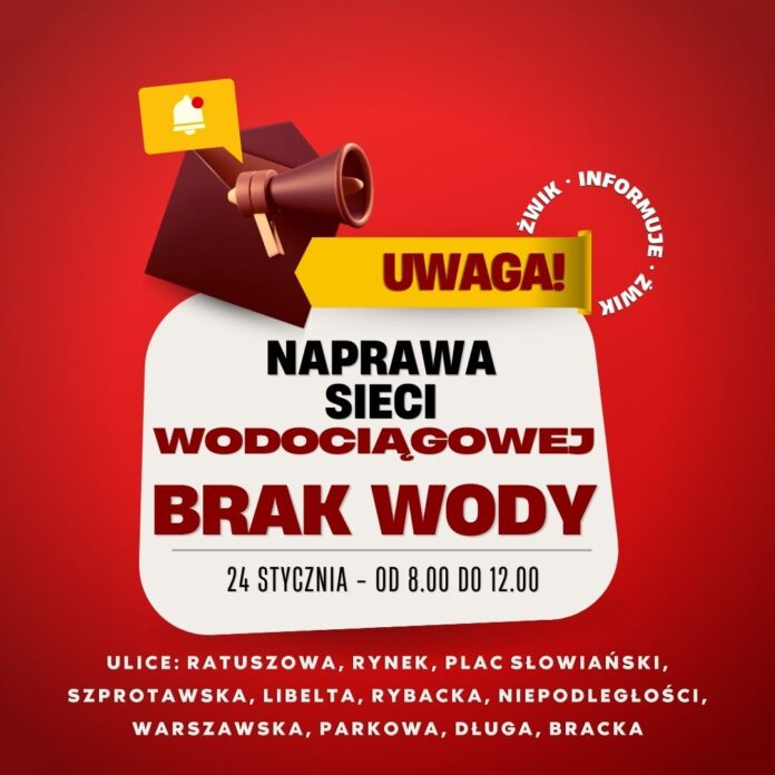 Brak wody