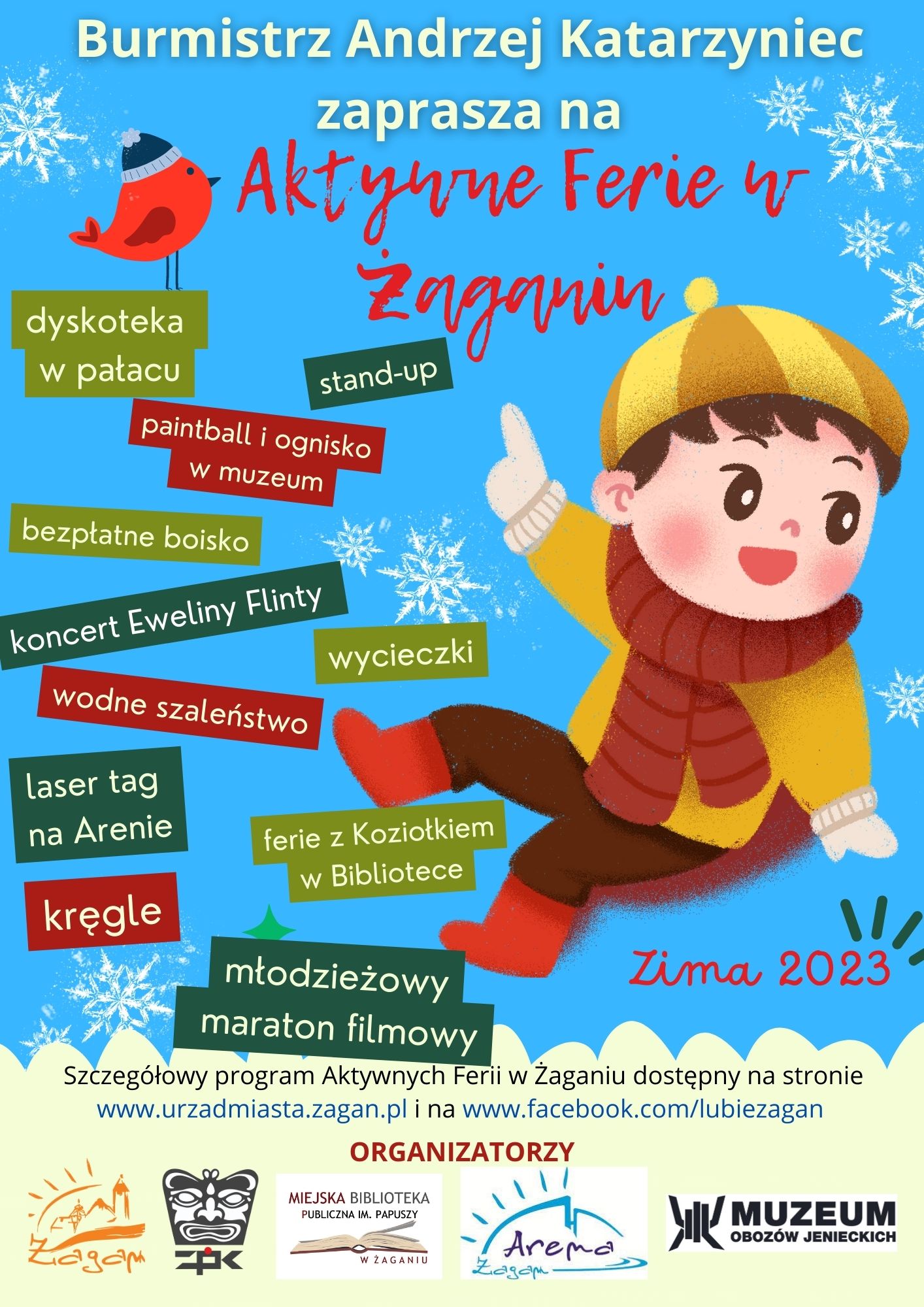 Aktywne Ferie w Żaganiu 2023